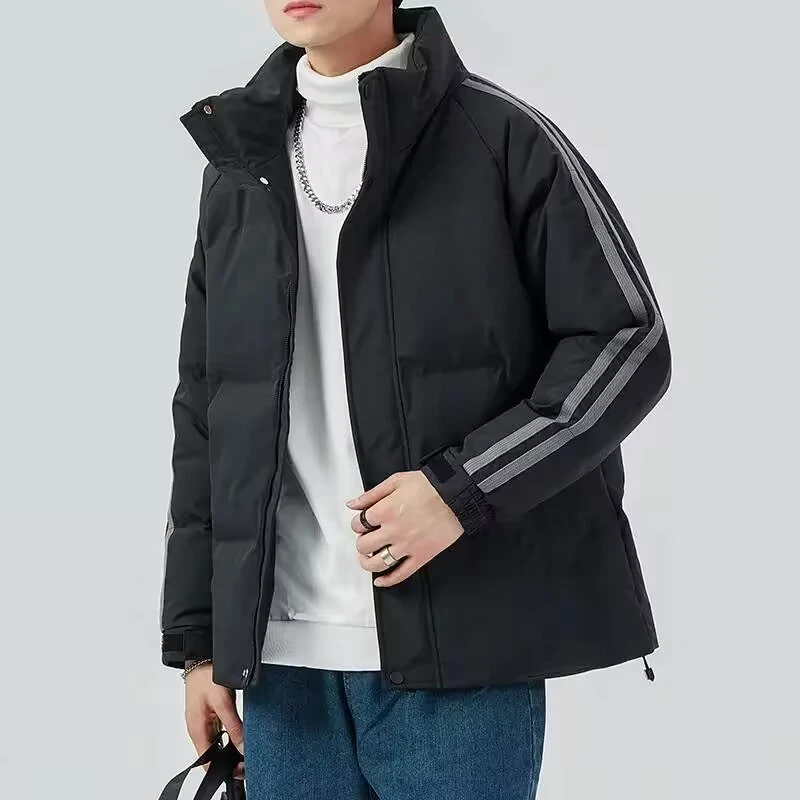 棉衣情侣款男士秋冬季2023新款潮流加绒加厚男款衣服保暖外套棉服