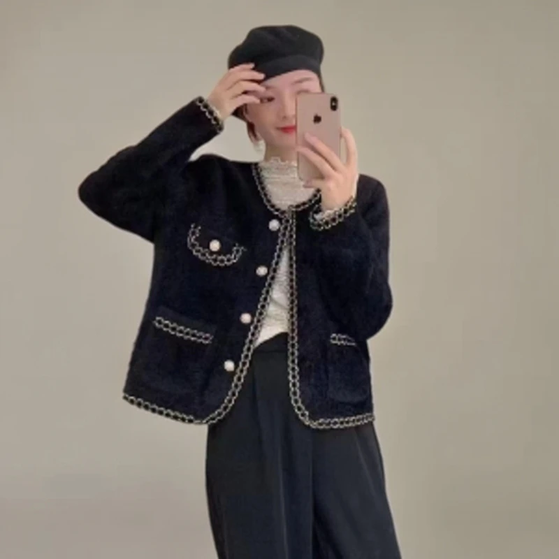 【外贸原单】2025款高奢气质显瘦小香风外套小香风外套女小香风外套