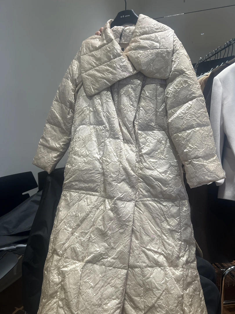 1【木朴素羽绒服】女款黑色宽松货号3021