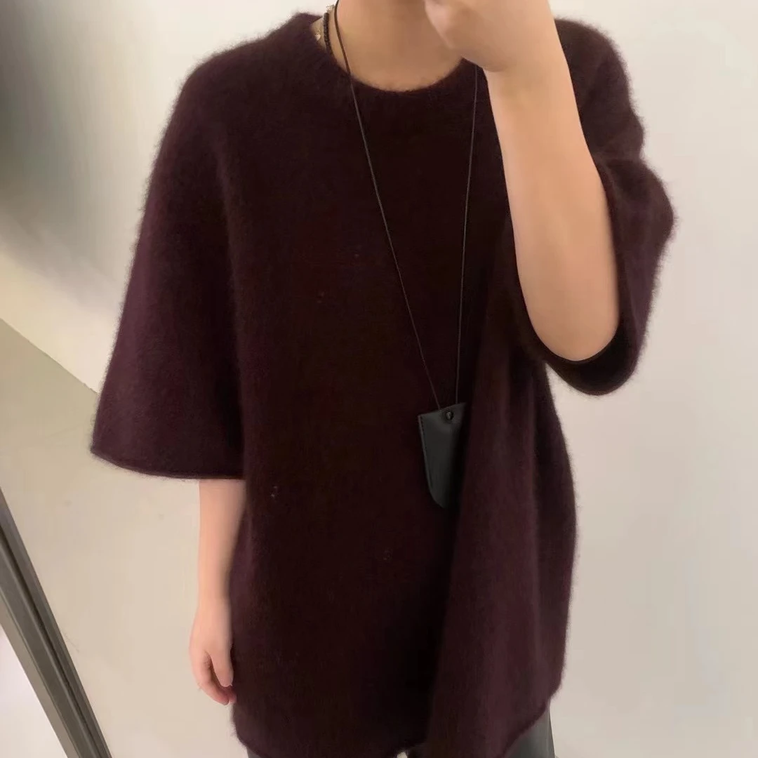 王美丽本丽-4388蜜熊绒短袖上衣