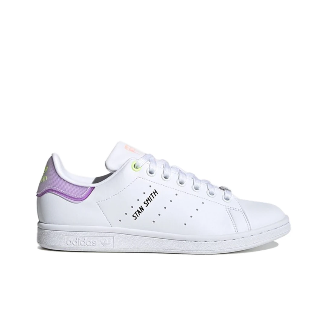 adidas/阿迪达斯originals StanSmith 低帮板鞋 女款 白紫 FZ3653