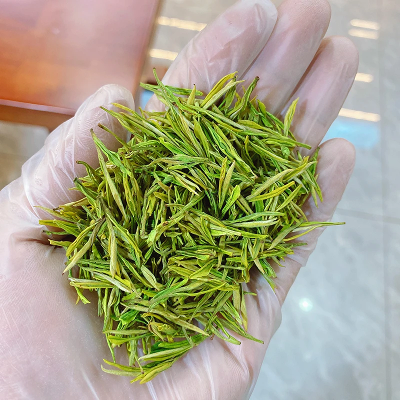 奶白黄金芽2023新茶手工绿茶春茶豆香味浓50g/500g罐装N8