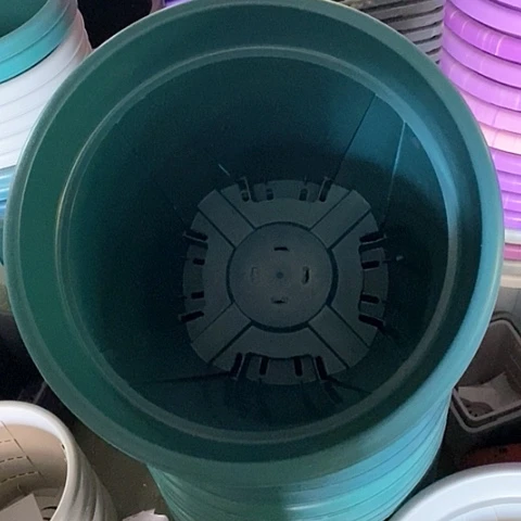 树脂青山盆7号无拖5个