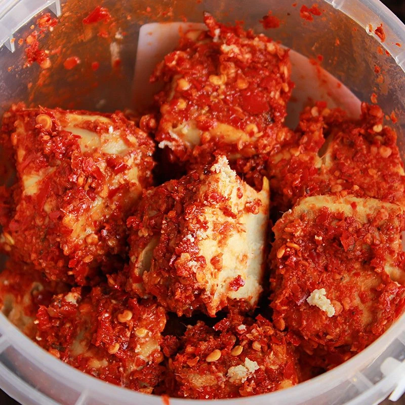 无油霉豆腐湖北恩施特产农家手工制作豆腐乳香辣美味辣开胃下饭菜