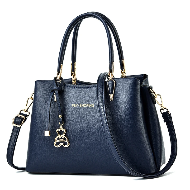 香港女士手提包2025秋冬新款荔枝纹大包中年妈妈包通勤单肩斜挎包