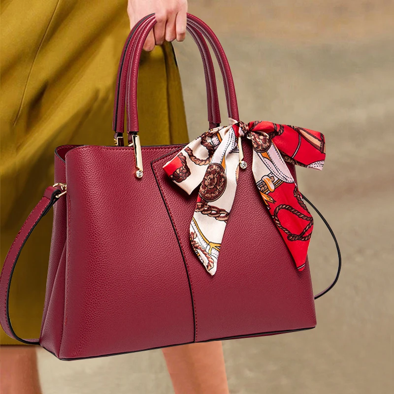 妈妈包红色新娘结婚包2025新款女包手提包时尚大包