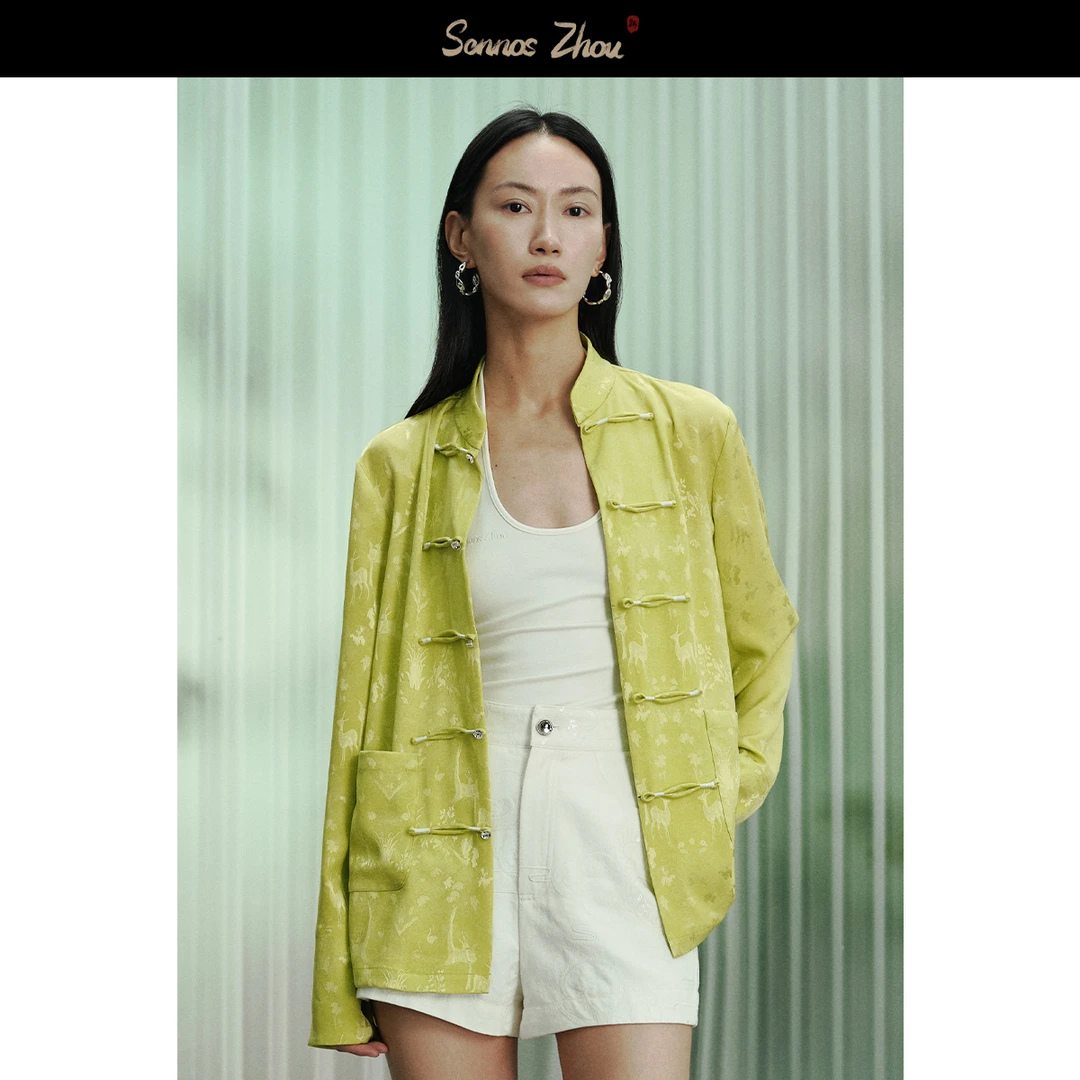 sennoszhou漫野麋鹿衬衫 A48017