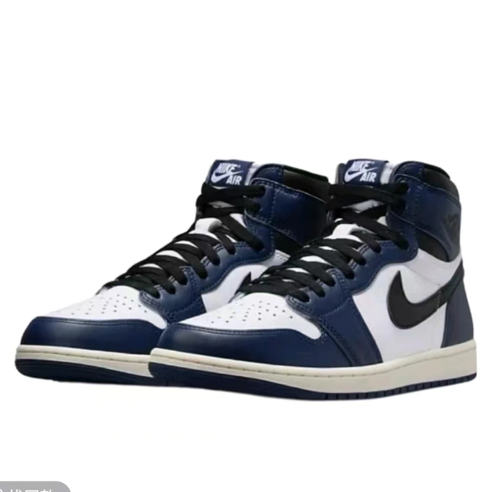 AIR JORDAN 1 HIGH OG BGAJ1大童GS高帮黑蓝运动休闲鞋FD1437401