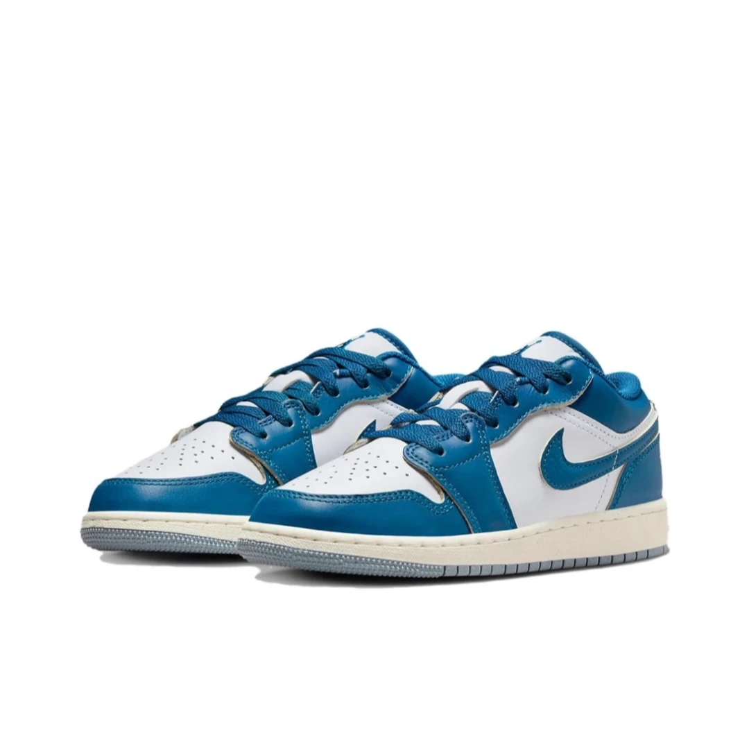 NIKE耐克AIR JORDAN 1 LOW(GS)蓝白板鞋FN9137141
