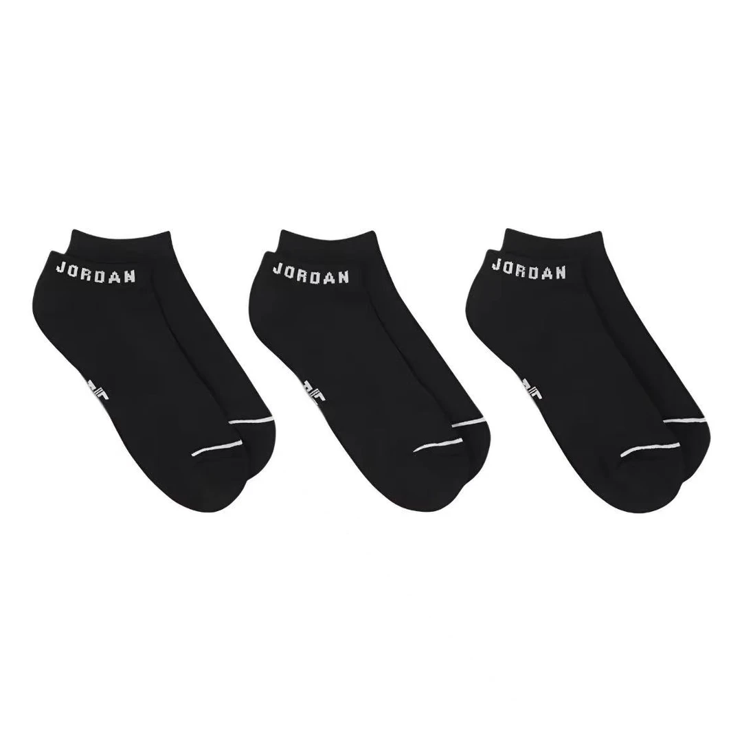 耐克Jordan Everyday 运动短袜男款3双装 黑色DX9656010