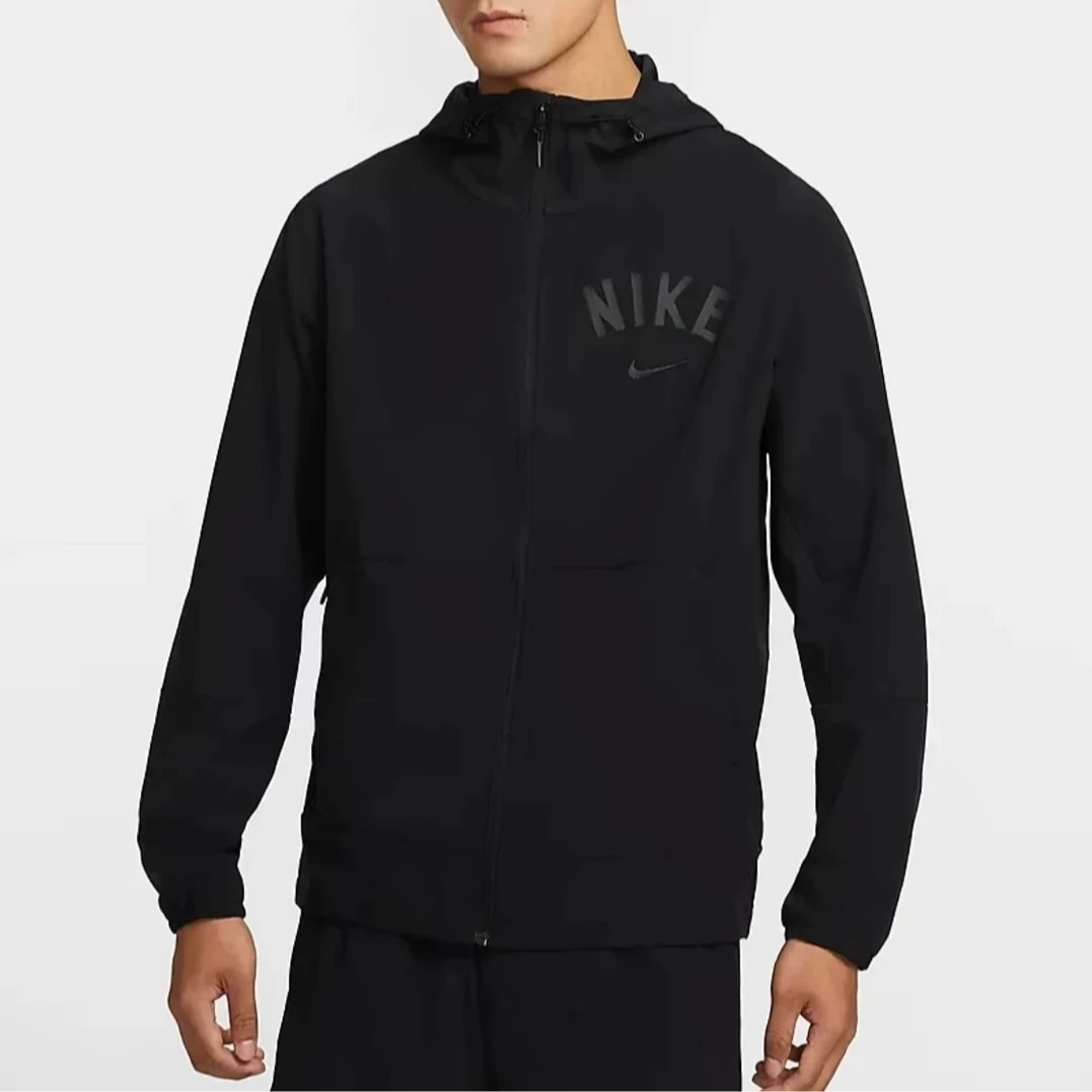 NIKE/耐克男子新款运动训练速干长袖连帽跑步夹克套 FZ1071010