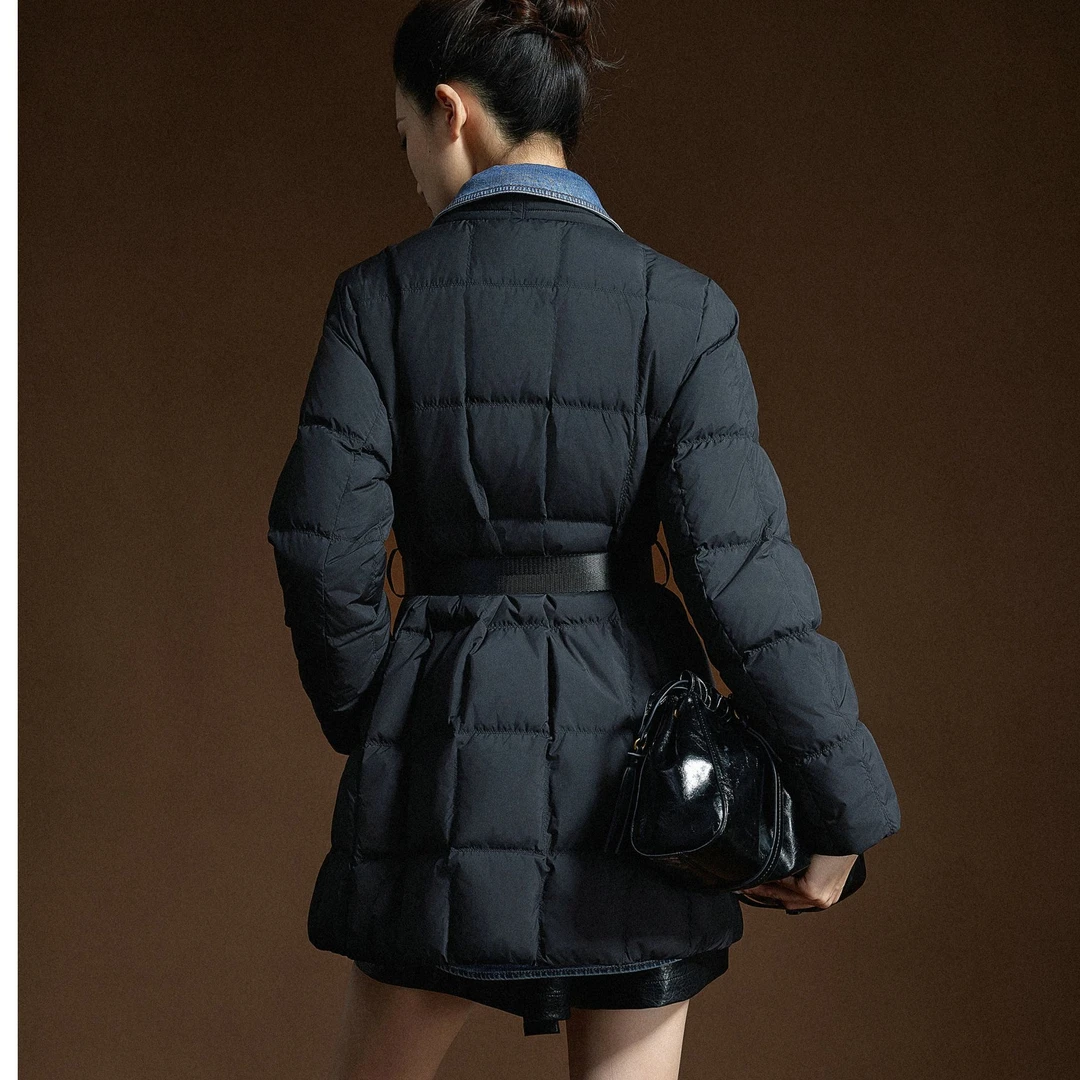 短款收腰版鹅绒服