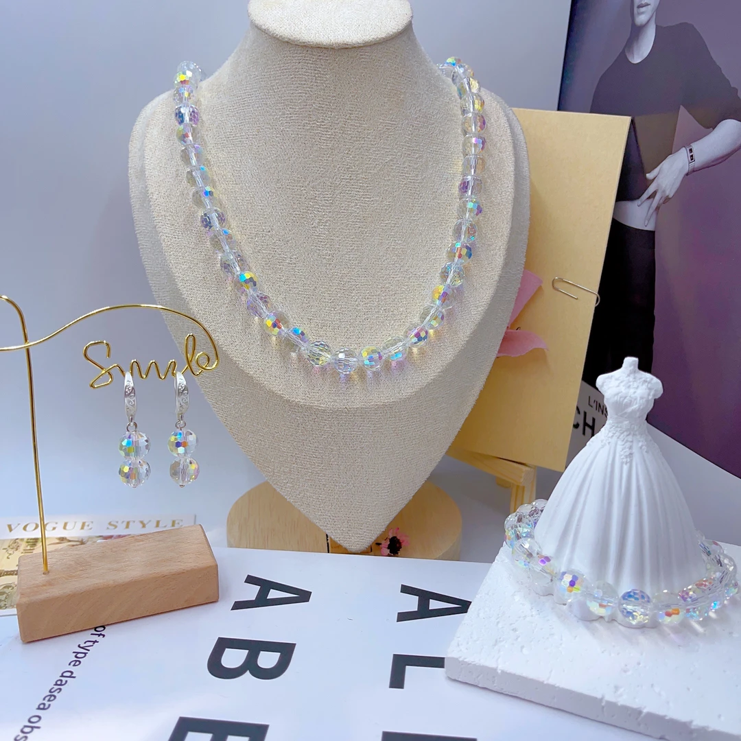 非金属仿水晶项链 时尚三件套DILZOK 新款项链