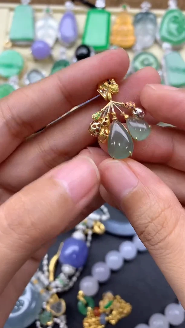 【闪购商品】翡翠颈饰18K金镶嵌262-中国好珍宝