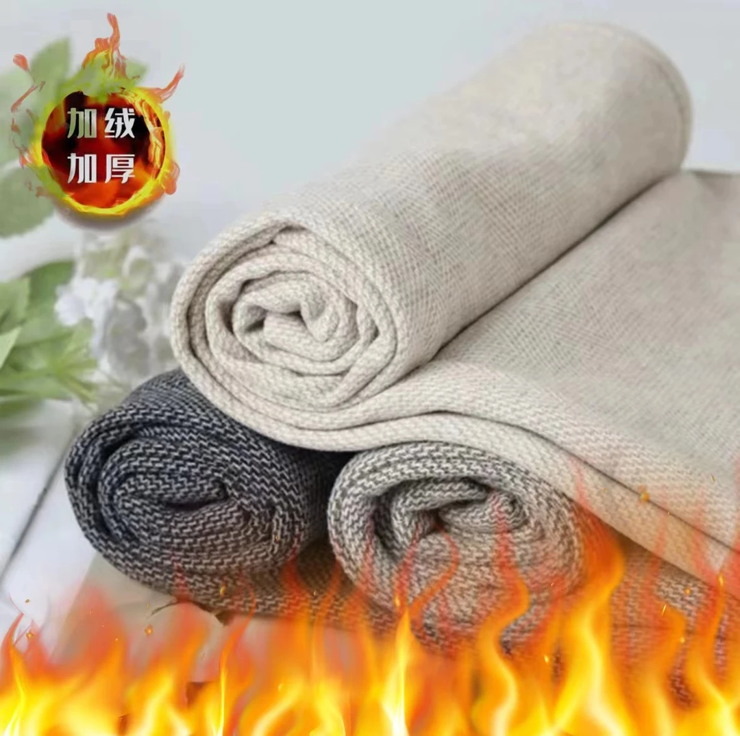 【梧桐裤D565】 羊 绒冬季加绒轻奢窄版直筒阔腿 高腰显瘦气质 百搭