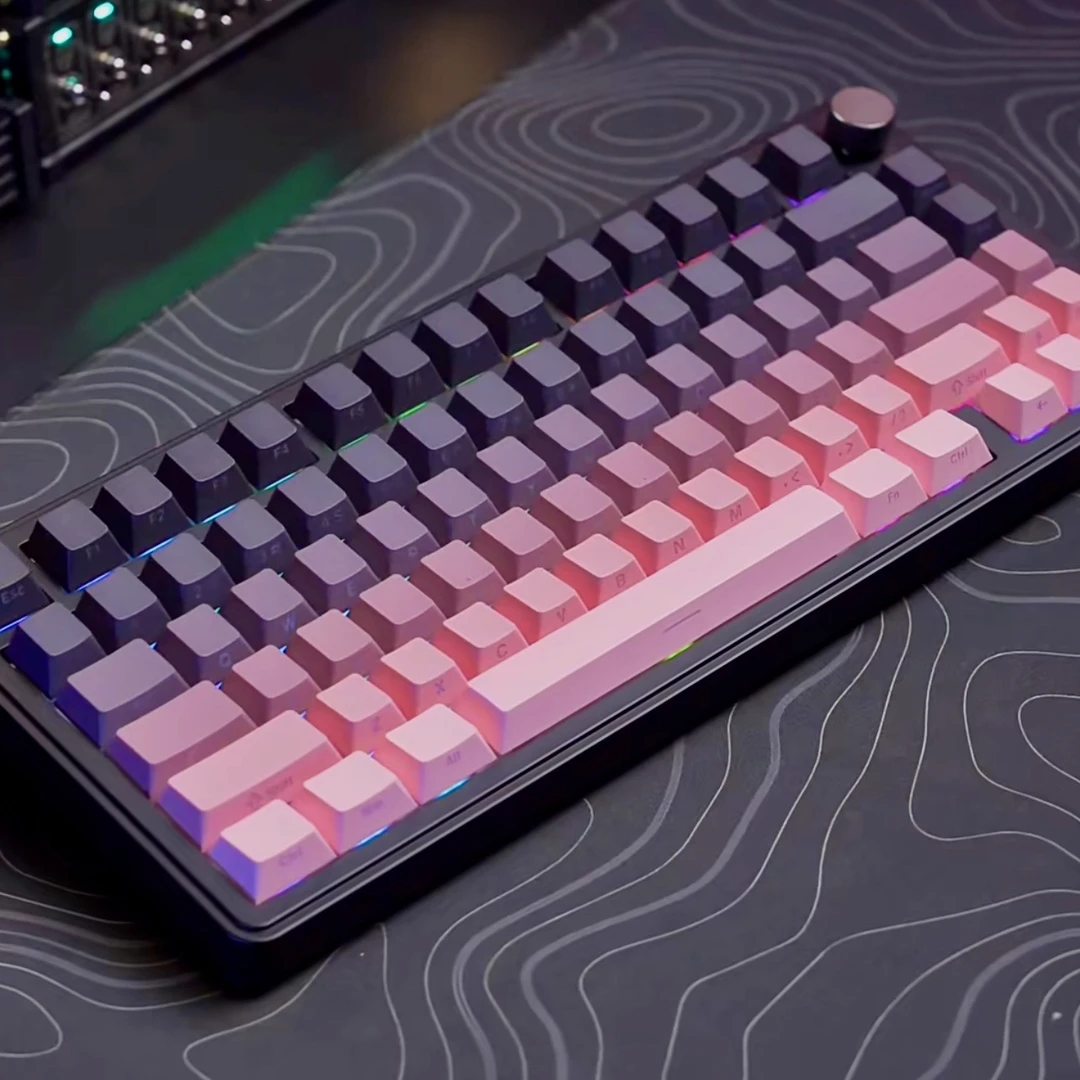 新盟M75客制化机械键盘三模无线蓝牙gasket热插拔RGB侧刻游戏渐变