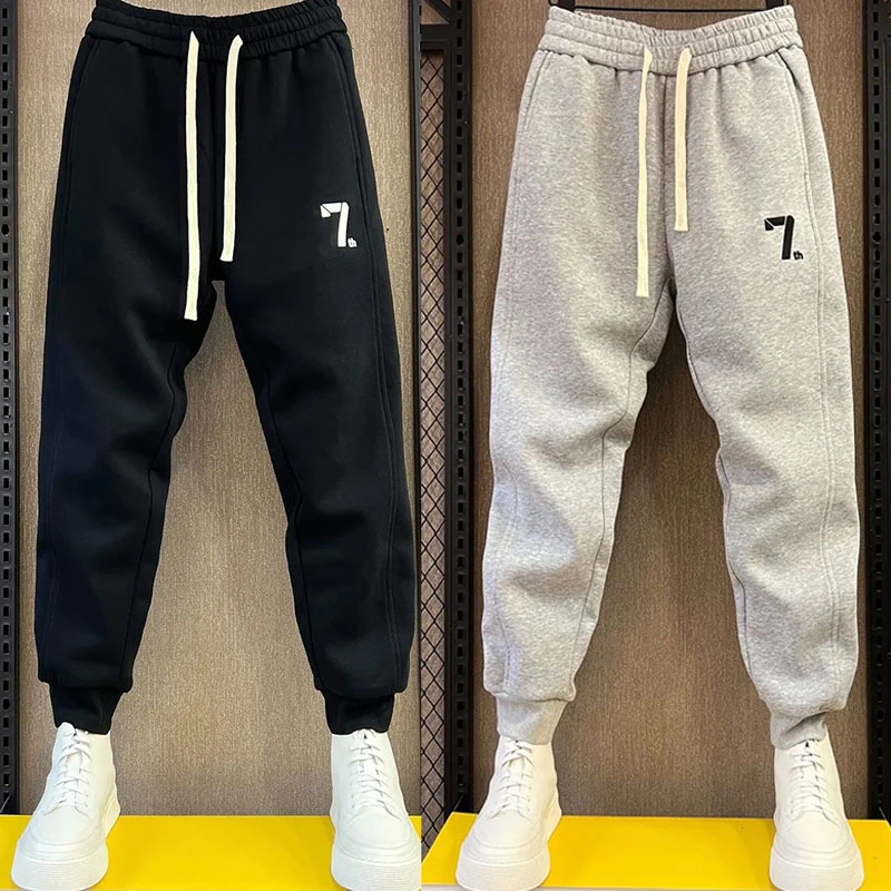 秋冬新款裤子男士韩版潮牌休闲运动裤时尚百搭卫裤网红束脚哈伦裤