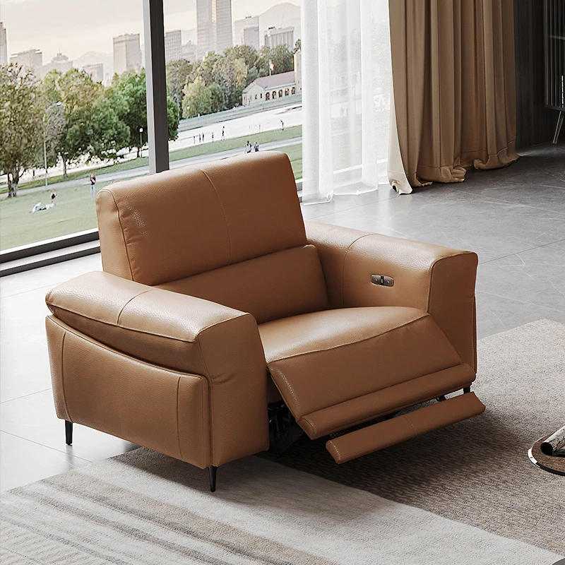 【清仓】芝华仕头等舱真皮功能沙发意式高端客厅中大户型50759单人