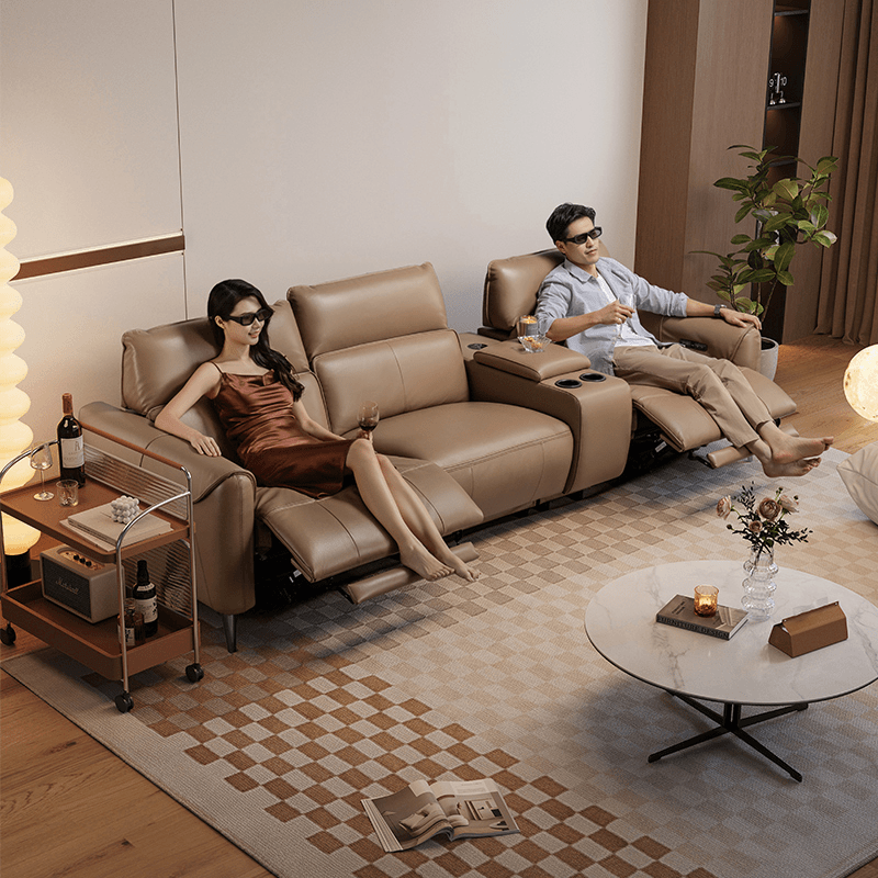 【清仓】芝华仕（CHEERS）头等舱真皮影院级电动功能沙发40087