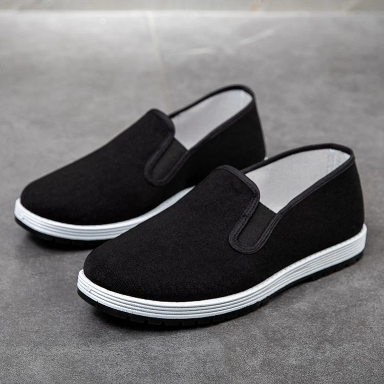 男士休闲透气布鞋防滑耐磨老北京布鞋低帮夏季工作鞋中老年软底