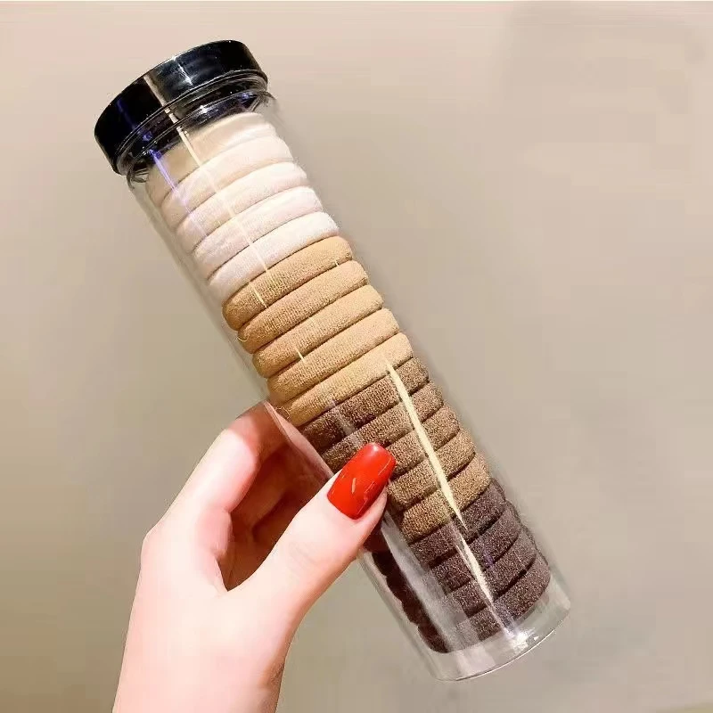 非金属布艺发饰 高弹力发圈韩版不伤发耐用简约马尾时尚头绳气质