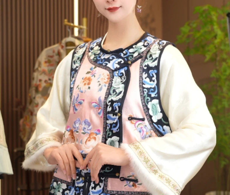 新中式国风马甲宽松日常中国风2024B7464——秋秋