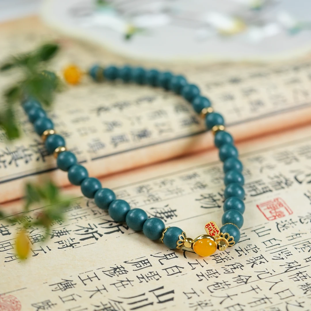 【双圈手串1.0cm】    合香珠  双圈手串 古法合香珠