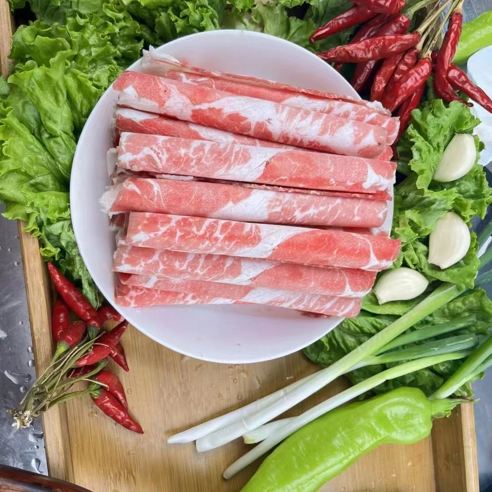 原切新鲜纯干雪花上脑肥牛卷2斤火锅食材烤肉肥瘦相间顺丰包邮
