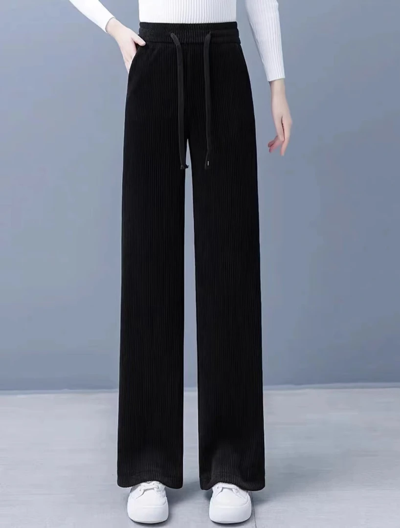 【1621-1680】鑫粤家 网红阔腿裤 瘦身时尚烟管裤