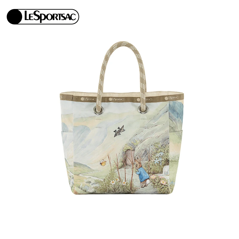 LeSportsac乐播诗2024新款比得兔联名手提包1114尼龙手拎包-Z
