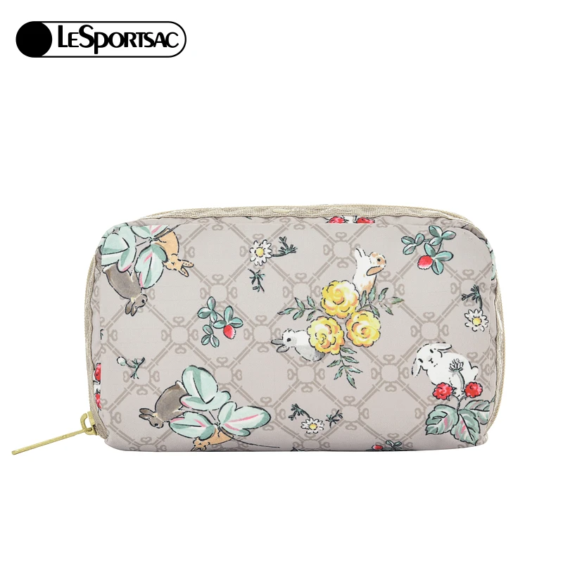 LeSportsac乐播诗零钱包TRENDY潮流系列印花化妆包手拿手抓包女-Z