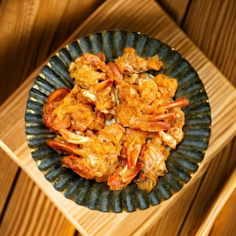 舟山网红美味香酥蟹新鲜即食海鲜零食休闲解馋