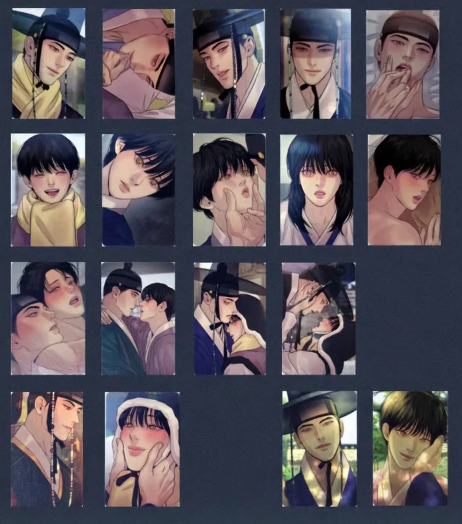 （盲盒拆卡）韩漫随机卡 野画集 随机小卡