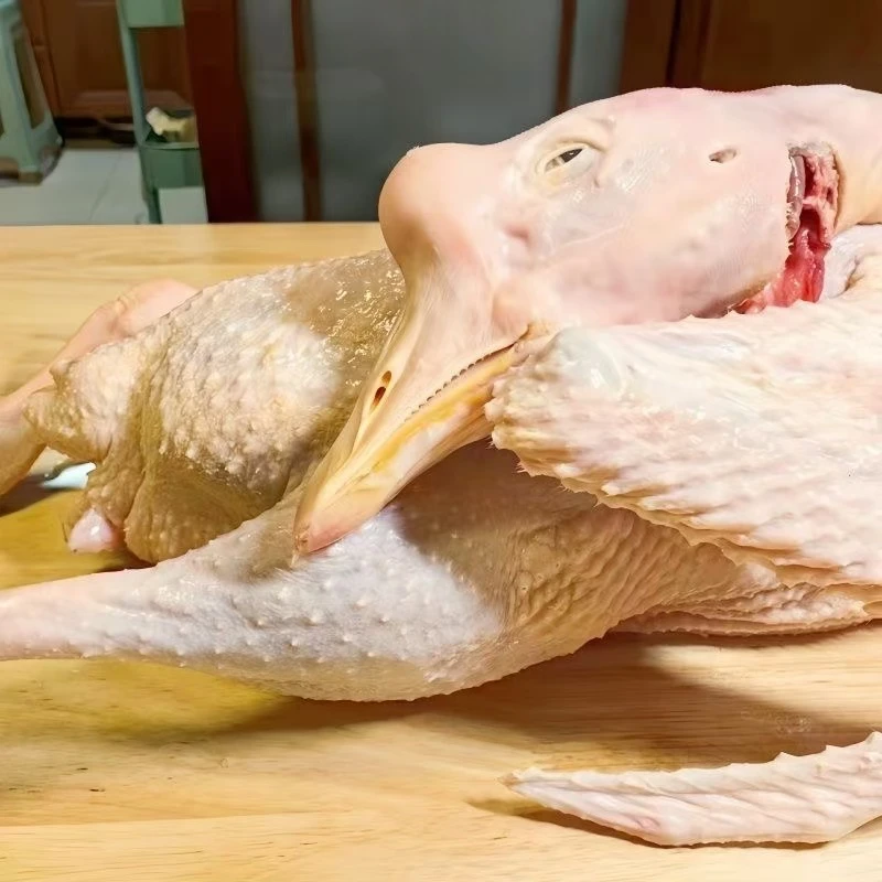 【顺丰/JD包邮】大白鹅2只8斤带头带翅冷冻发货铁锅炖仔鹅