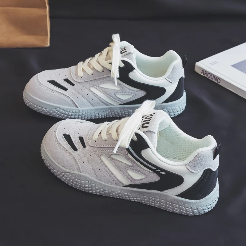 【YO】2025春夏季爆款时尚板鞋小众设计感休闲鞋简约学生百搭小白鞋