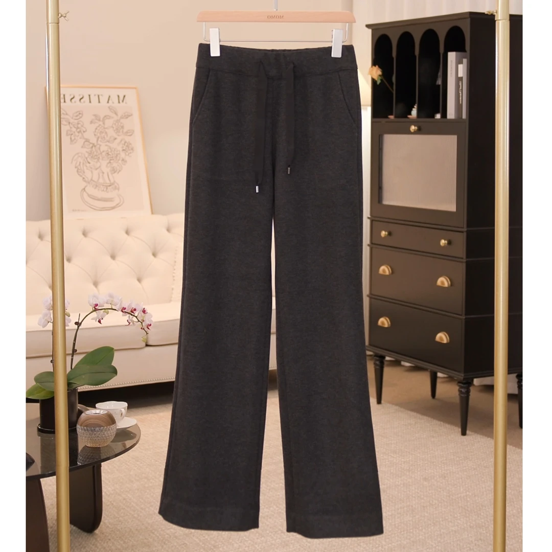 【年中冰点价】经典款”云游二代“ 显瘦气质垂感绵羊毛窄版直筒裤