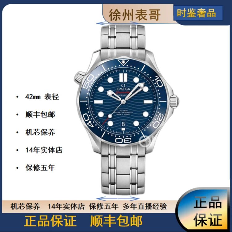 99新 Omega/欧米茄 海马300/公价48100元/210.30.42.20.03.001