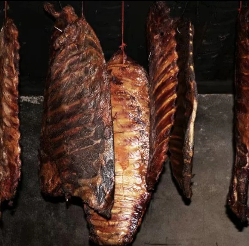 烟熏腊排骨正宗重庆四川湖南贵州特产整根腊排骨