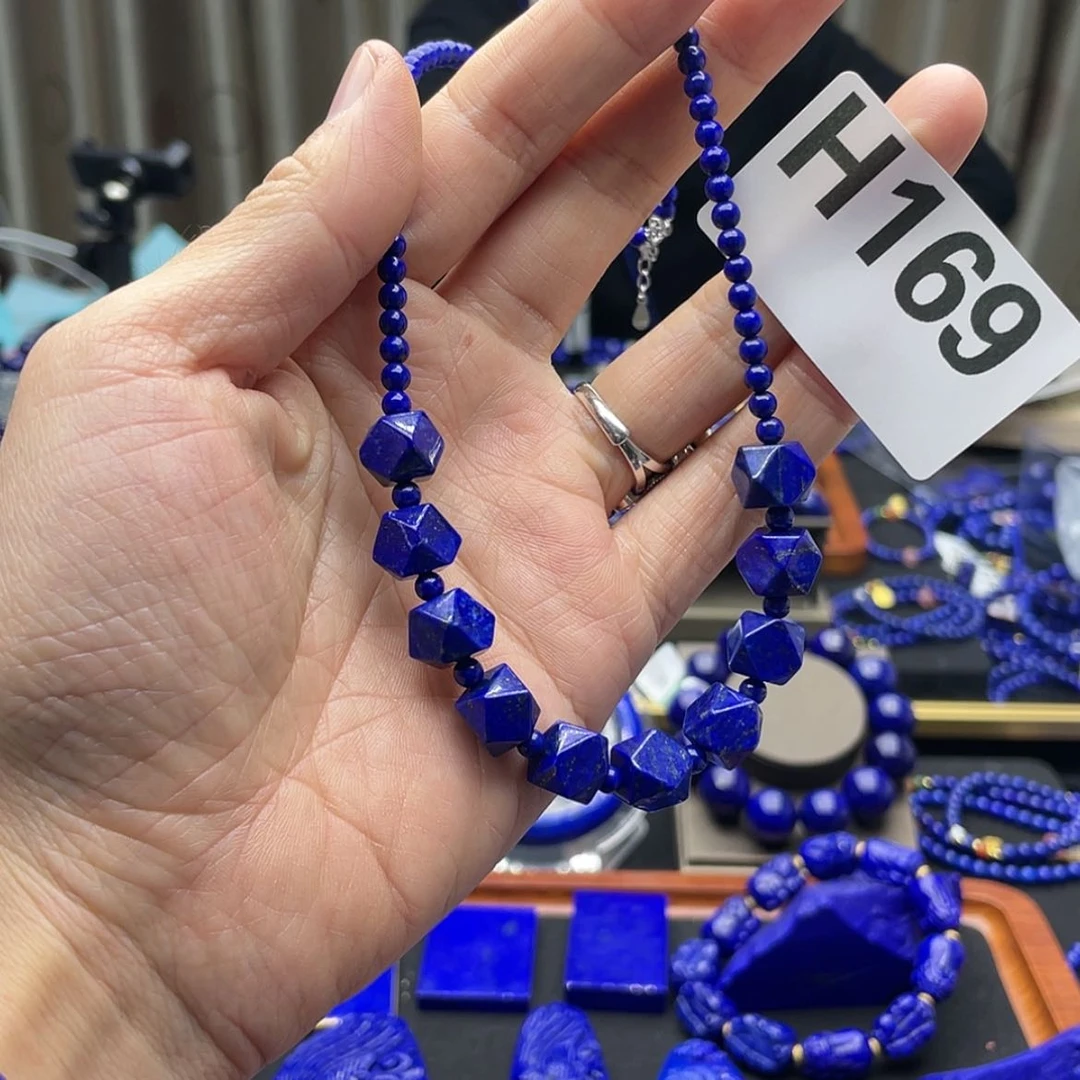 【闪购商品】青金石项链银S925镶嵌