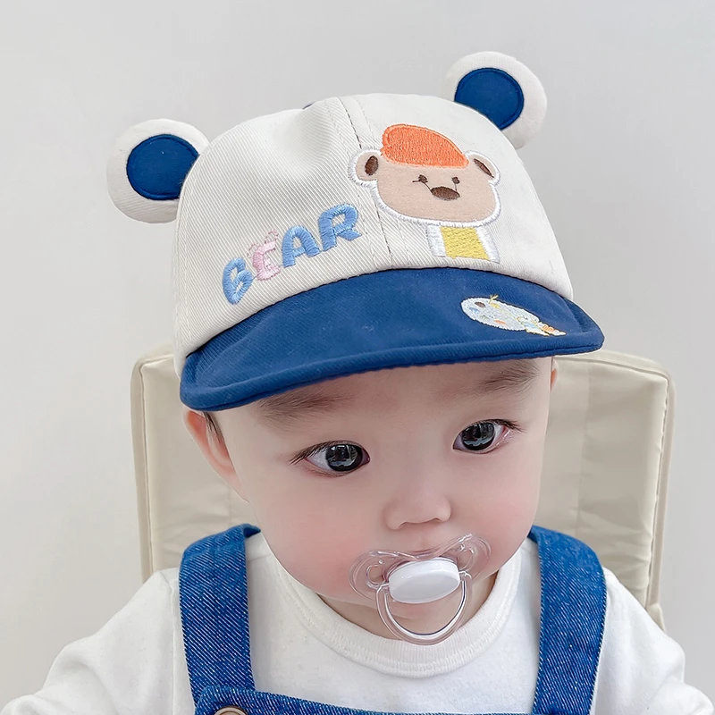 婴儿帽子春秋季宝宝超萌男宝女宝棒球帽夏款儿童婴幼儿鸭舌帽薄款