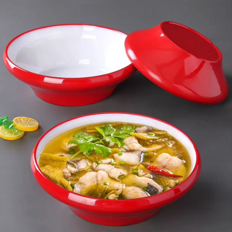 麻辣烫碗大碗商用冒菜碗加厚螺蛳粉面碗密胺酸菜鱼碗水煮鱼大盆碗