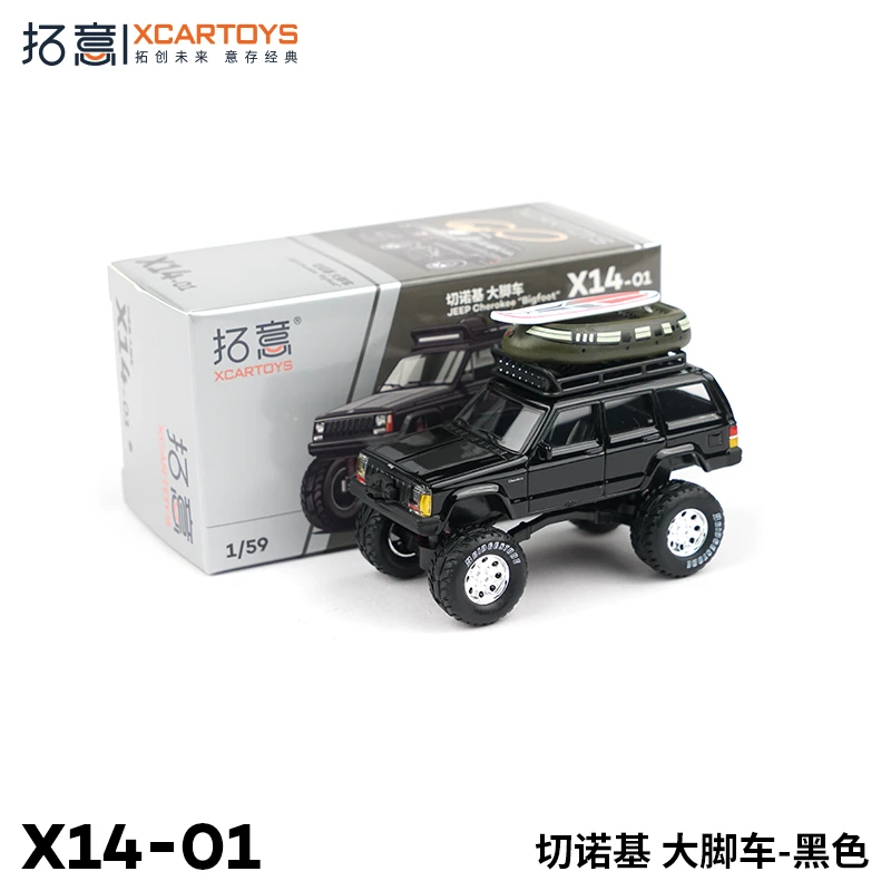 【拓意】合金汽车模型 Jeep切诺基 吉普大脚车 越野车MINIGT