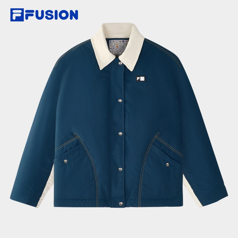 FILA斐乐正品女款潮流保暖秋冬时尚百搭休闲运动棉服T11W446906