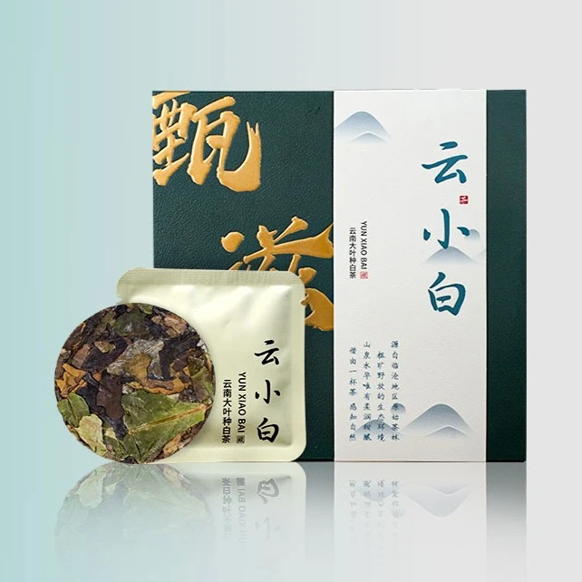 云小白  甄滋味系列云南白茶礼盒-196g/盒/28片*7g