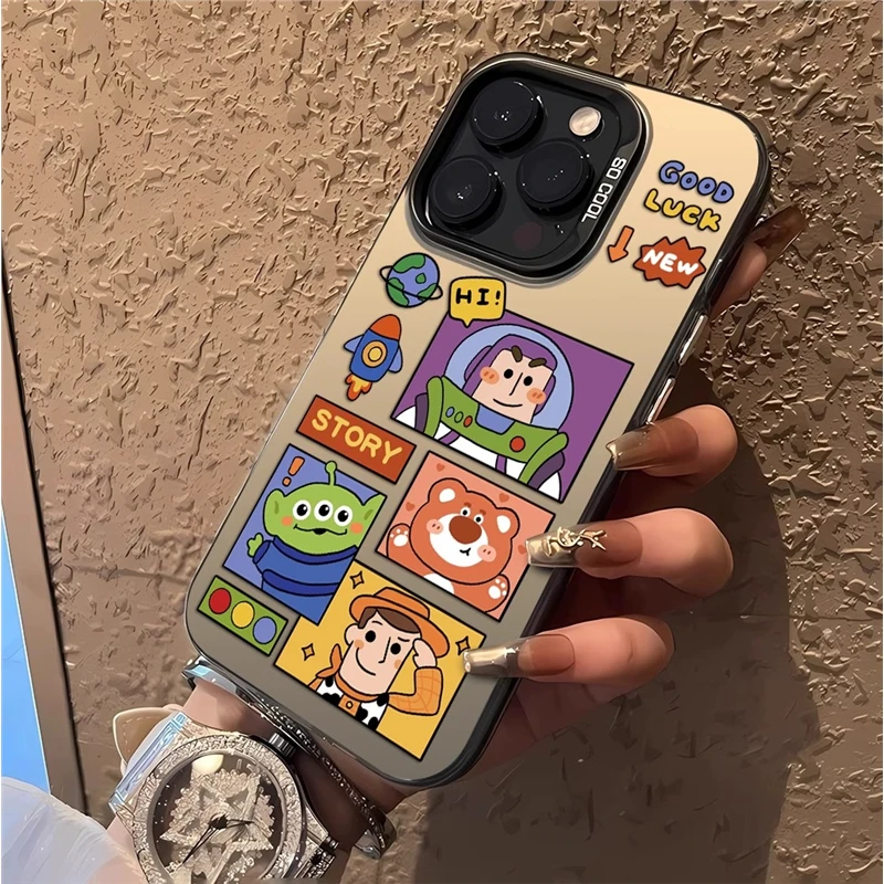 彩银巴斯光年适用苹果16ProMax手机壳15Pro苹果iPhone17男14新13P