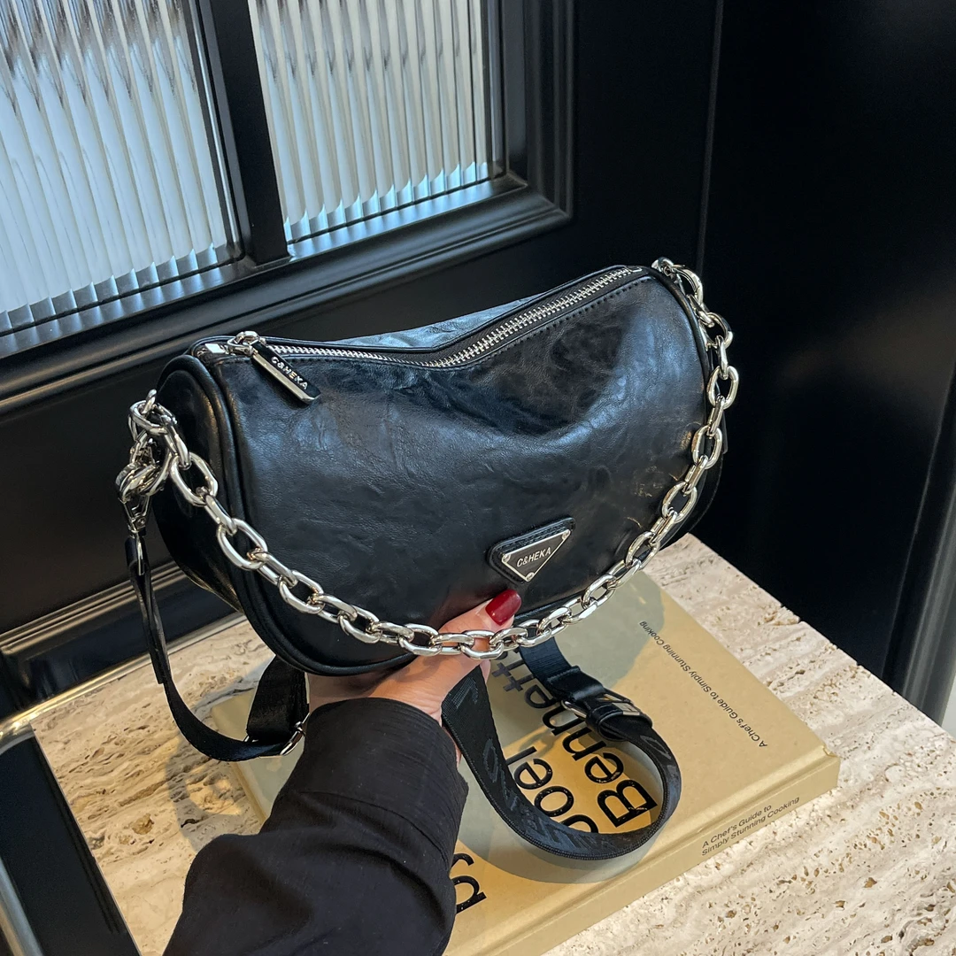 CAHRES&HEKA网红时尚洋气休闲ins小包包潮流小众好看斜跨包单肩包