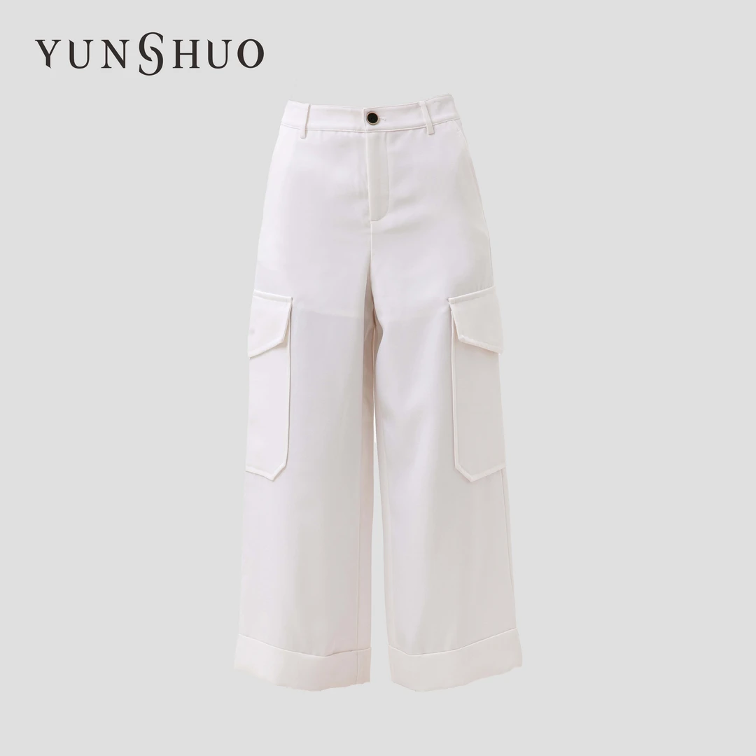 允硕允硕YUNSHUO 经典百搭工装阔腿裤 196179