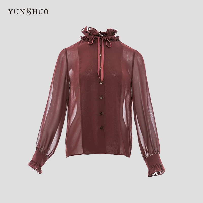 YUNSHUO允硕衬衣2025年新款春季优雅通勤气质衫339418