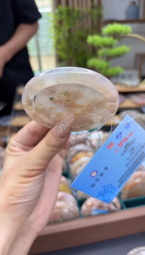 【闪购商品】石英质玉手镯未镶嵌A319(60圈赠送镯心)