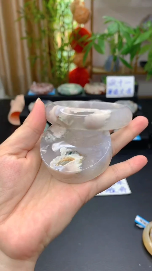 【闪购商品】石英质玉手镯未镶嵌C2138(57圈赠送镯心)